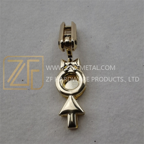 11mm Cute human-shaped light gold edge clip for bag