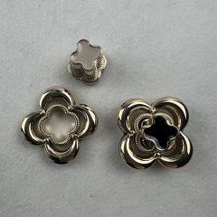 Colorful Epoxy Hollow Flower Shape Turn Lock