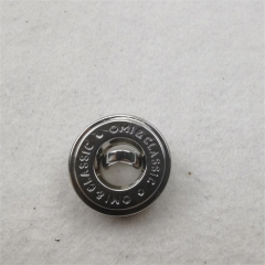 22mm Customized round nickel hook lock with logo for bag