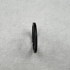27mm Matt Black Double-loop Key Ring