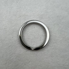 28mm Nickle Double-loop Key Ring