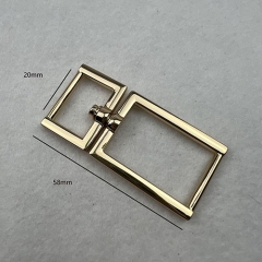 20mm Golden Rotatable Retangular Snap Hook