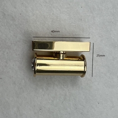 Golden Crystal Bar-Shape Turn Lock