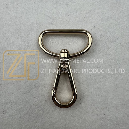 30mm Golden D-ring Snap Hook