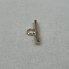 Golden Metal Bar with Ring