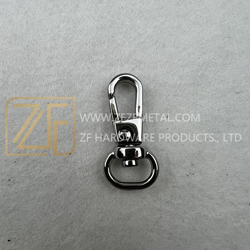 10mm Nickle Small Oval-ring Snap Hook