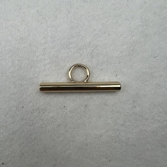 Golden Metal Bar with Ring