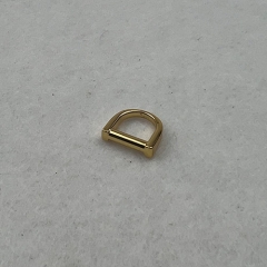 10mm Golden Small D Ring